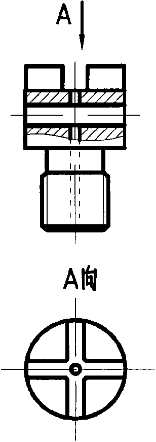 Method and device for measuring temperature and heat flow distribution on internal face of combustion chamber