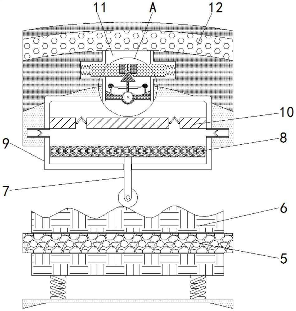 Intelligent safety helmet special for building workers in summer