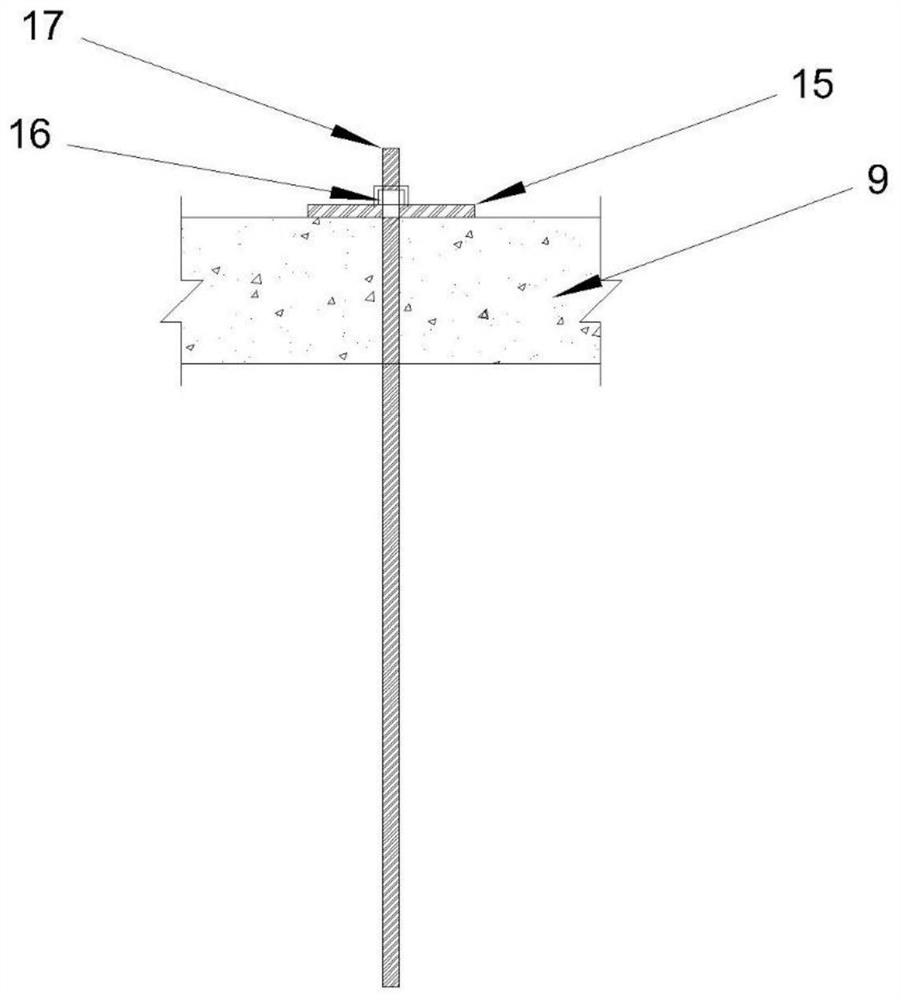 Soft soil area reinforced gravel pile supporting EPS light embankment structure and construction method thereof