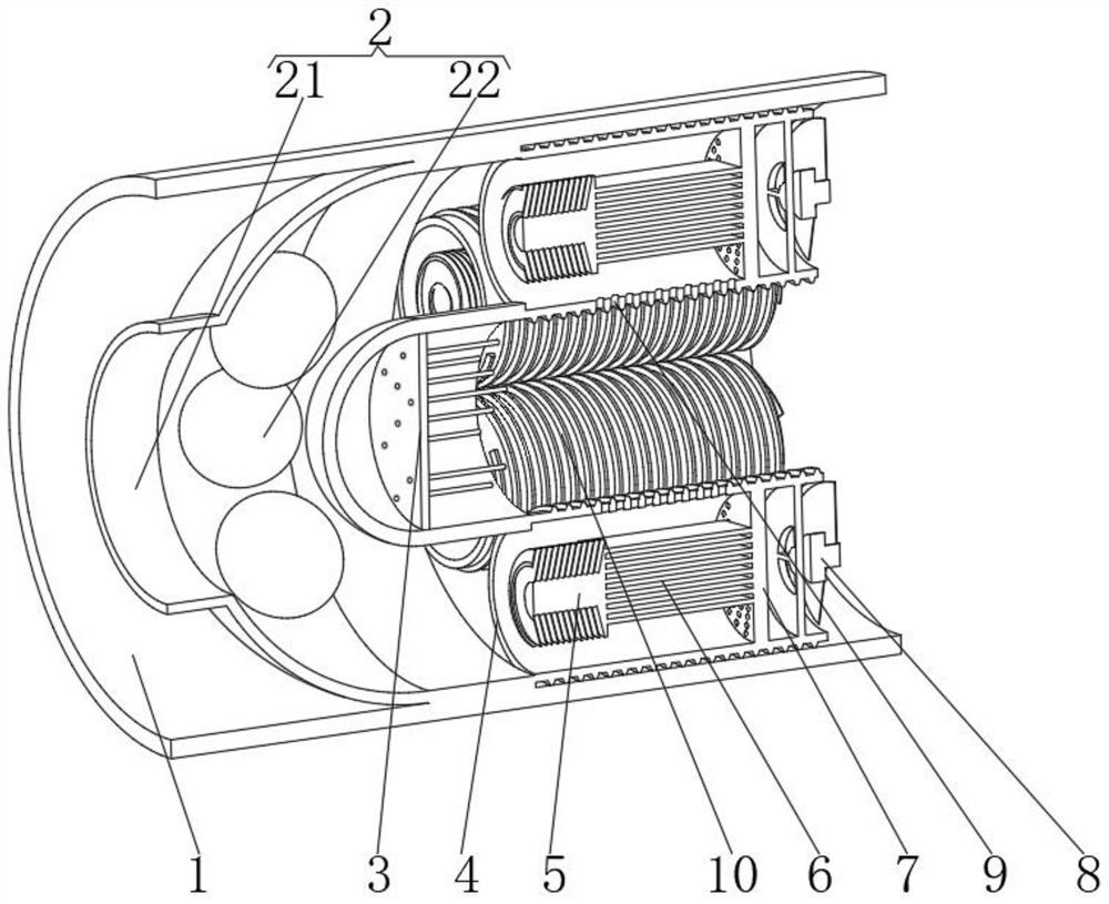 Impedance composite resonance magnetic motorcycle silencer