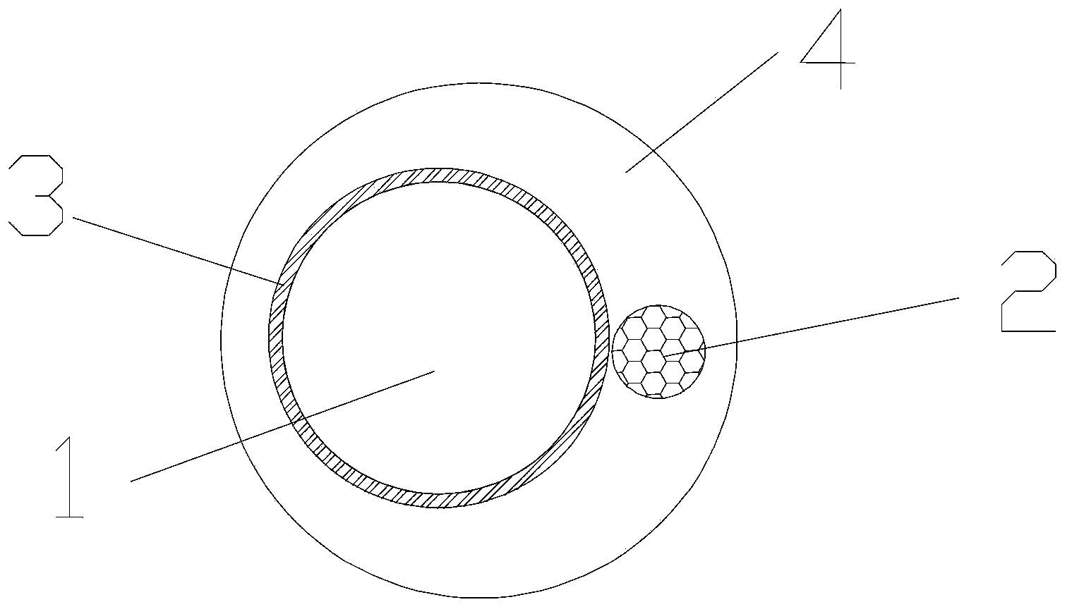 High-strength aerial cable