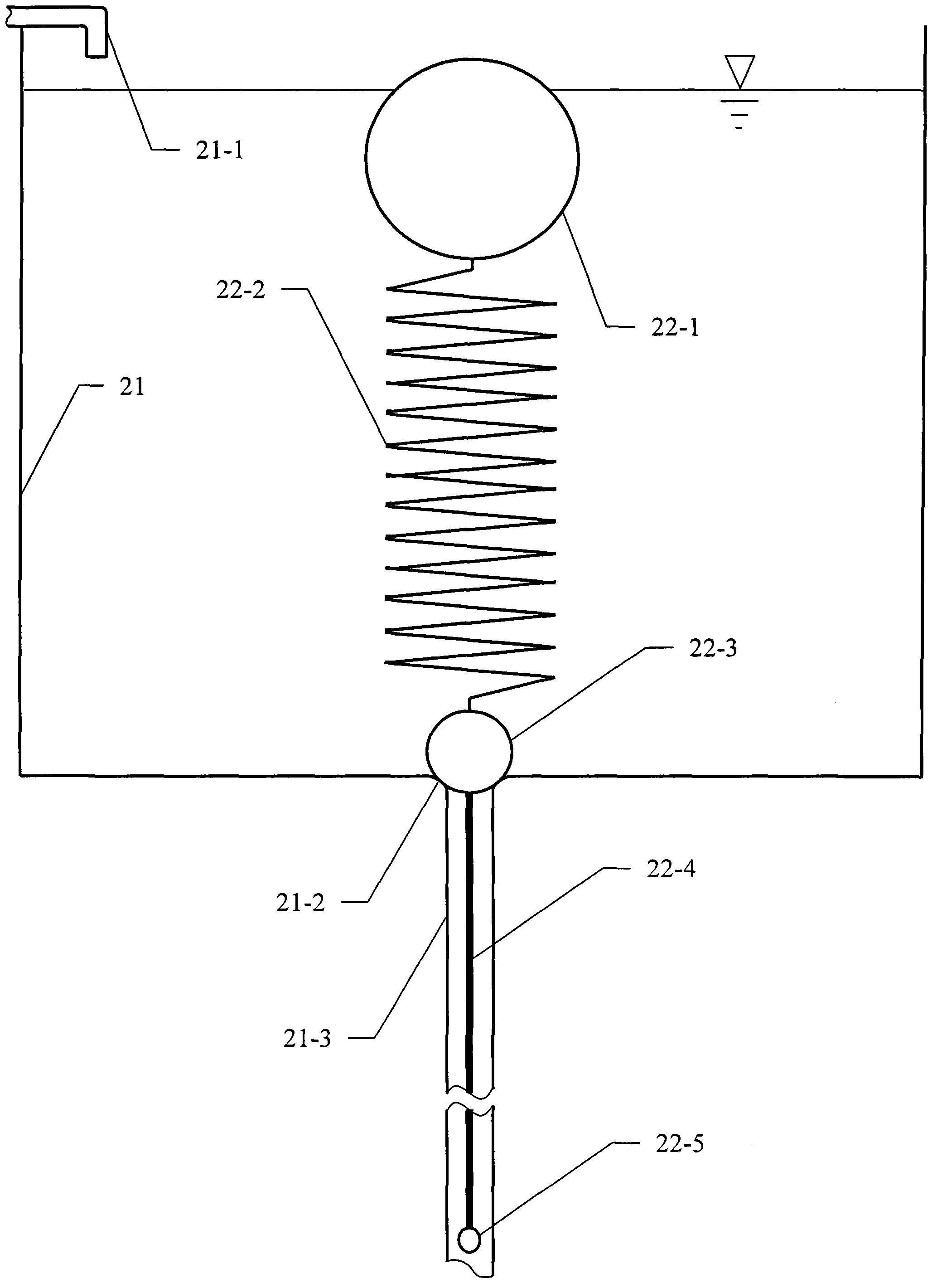 Anti-clogging gravity type underground drip irrigation system