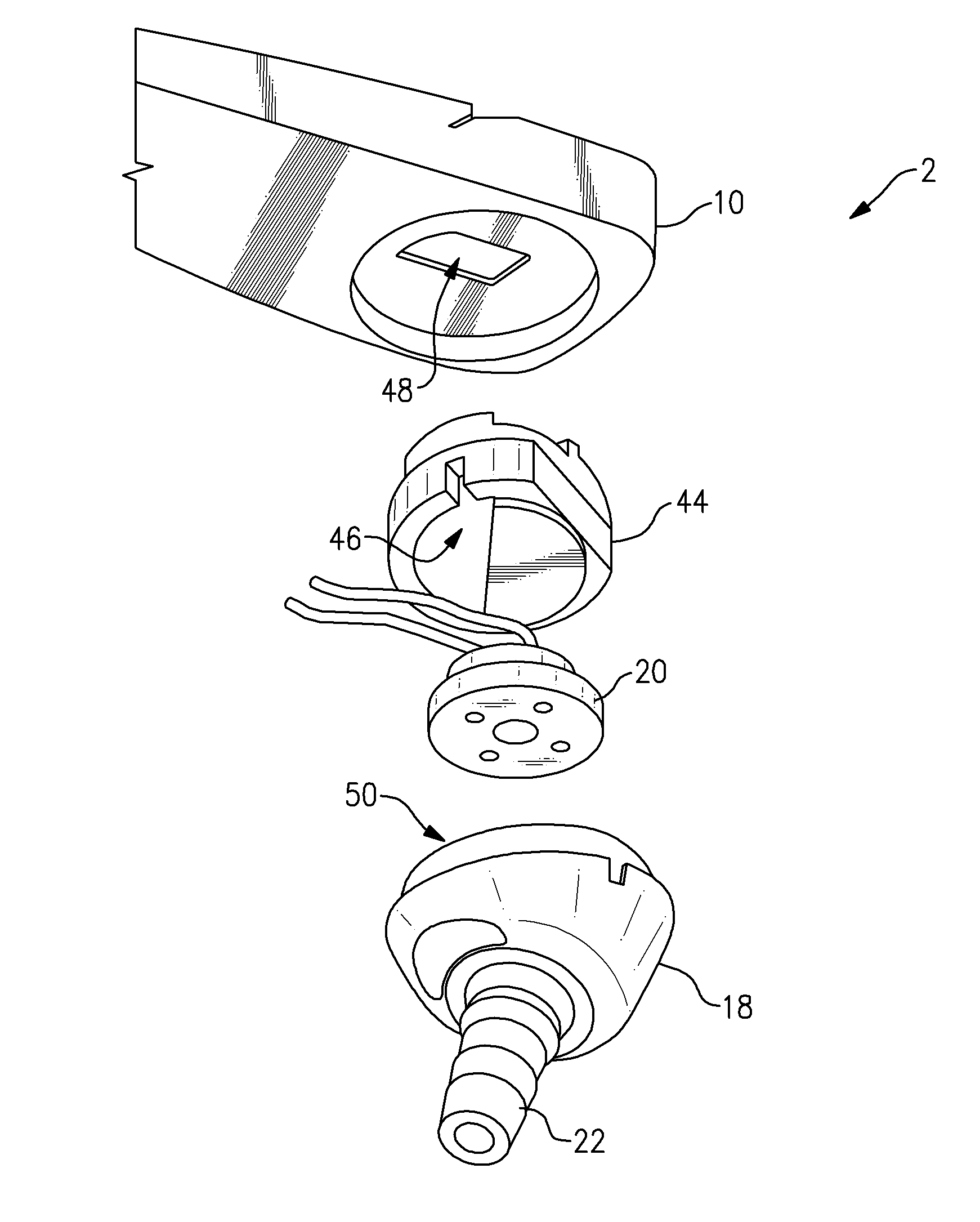 Adjustable ear canal retention transceiver/receiver