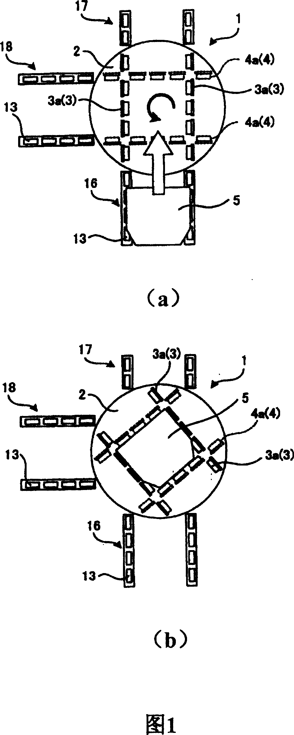 Direction change device