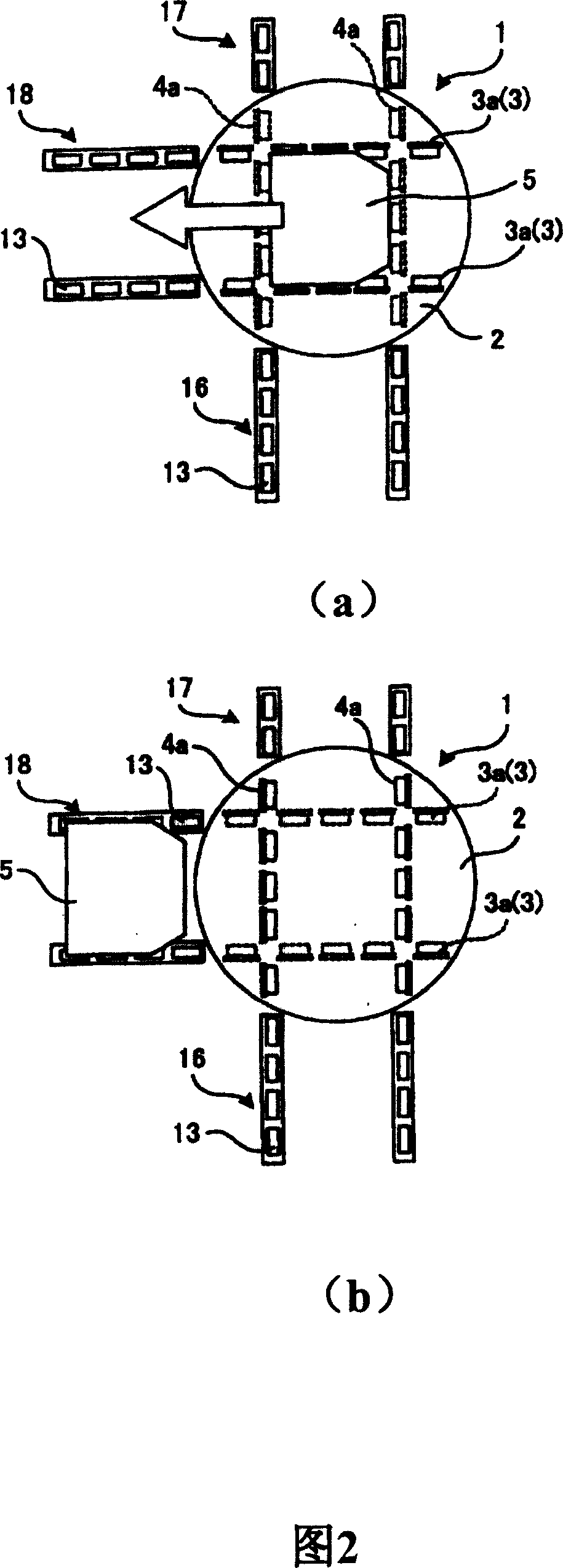 Direction change device