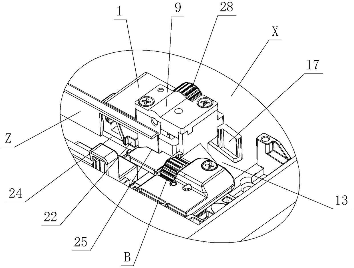 Integrated and optimized drawer and sliding rail quick assembling and disassembling structure