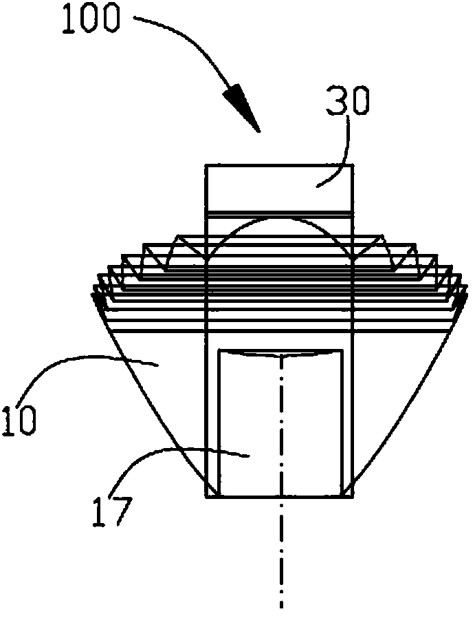 Optical system and illuminating device with same