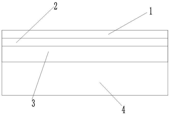 Stone crystal composite floor and preparation method thereof