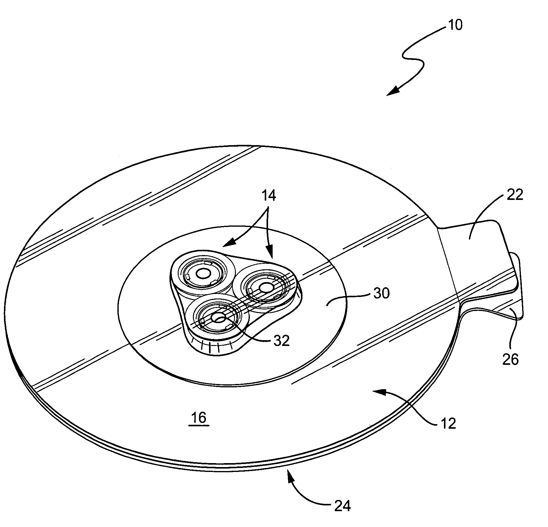 Low profile chest seal