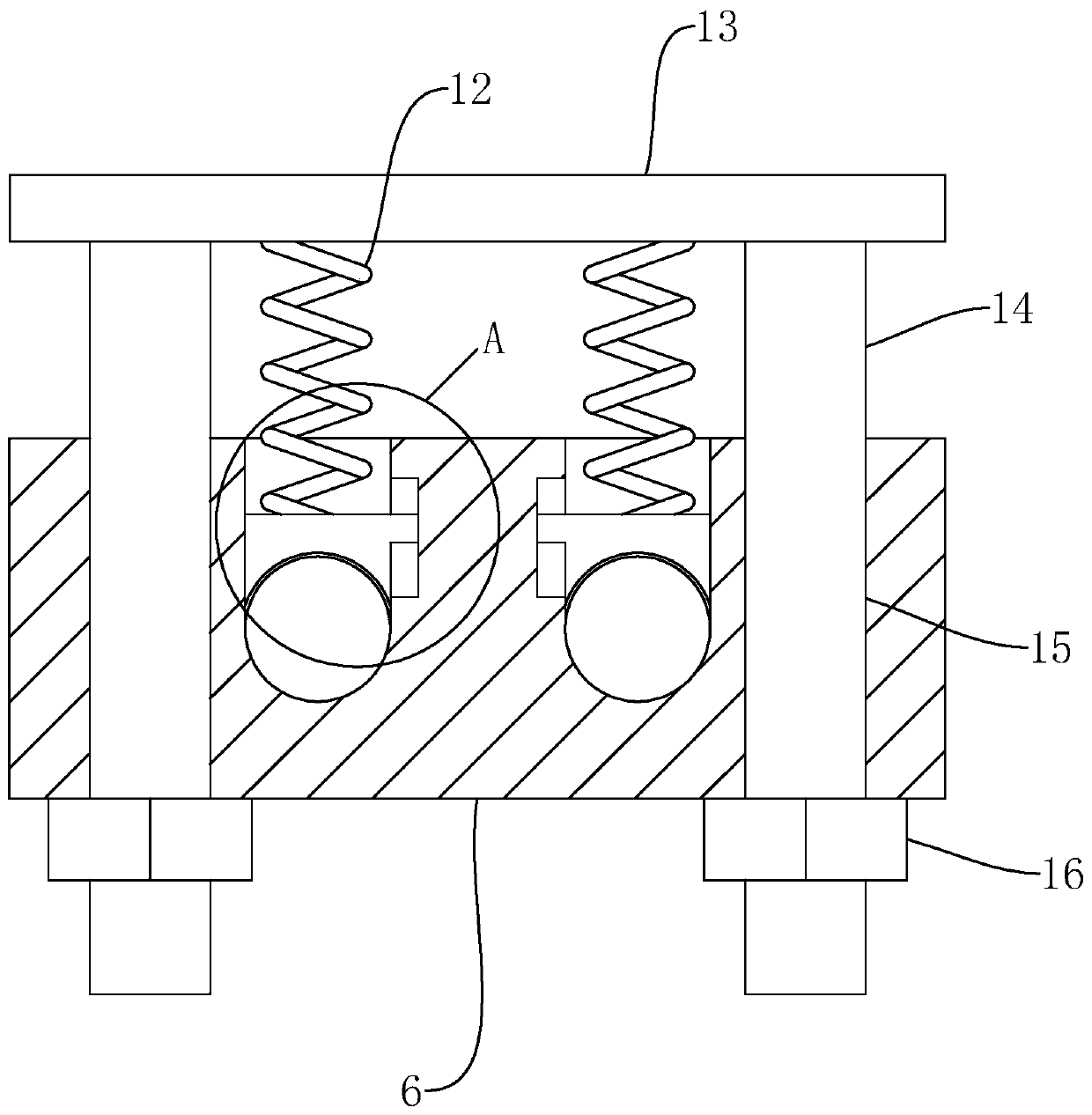 Glass pedal connection device and mounting method thereof