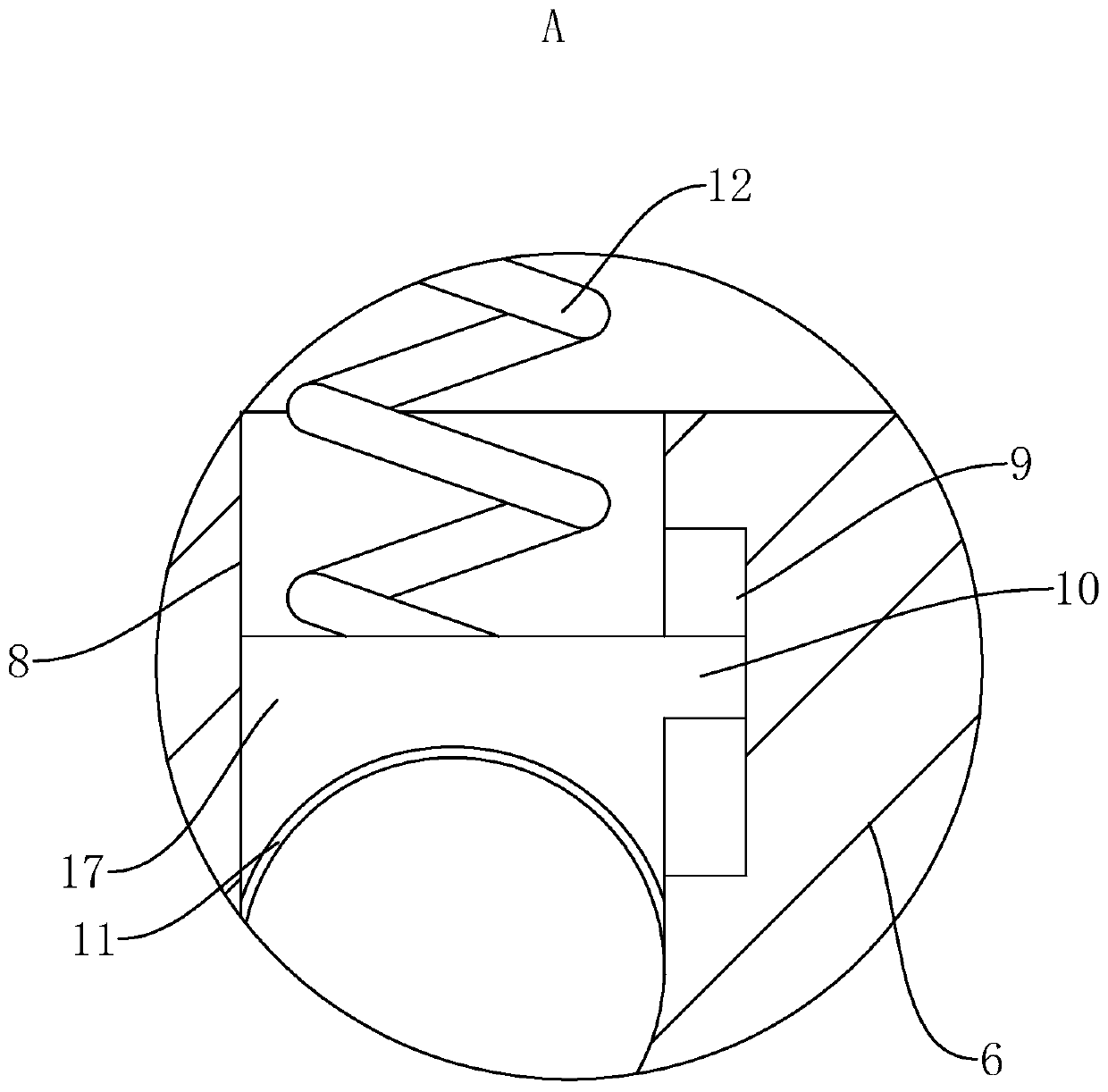 Glass pedal connection device and mounting method thereof