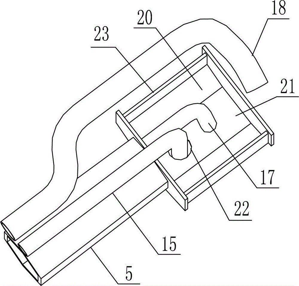 Automatic submerged arc welding device for longitudinal seams in steel tubes