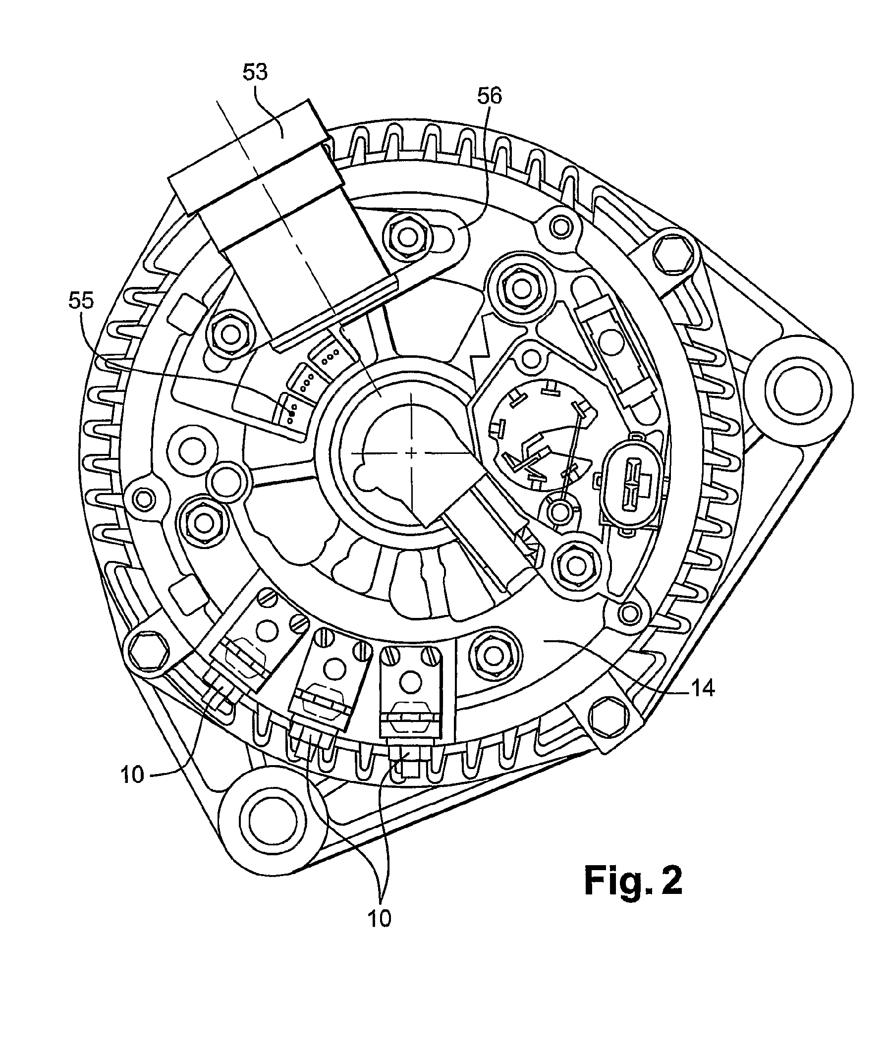 Device for Controlling a Rotating Electrical Machine