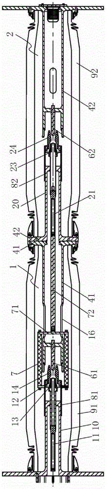 Interrupter assembly and porcelain knob-type sulphur hexafluoride circuit breaker