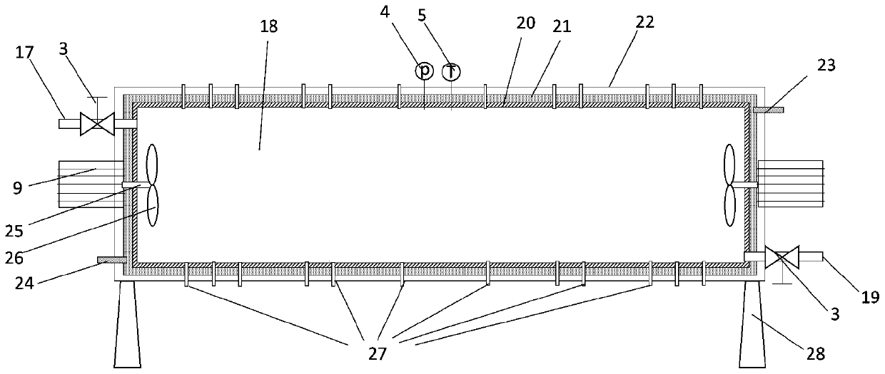 System for storing and transporting natural gas based on hydrate method and use method of system