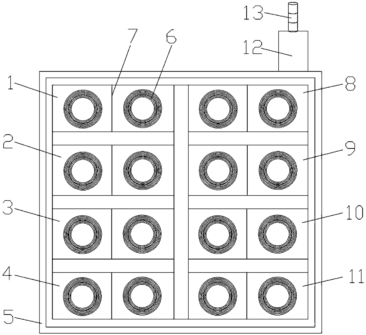 Sealing device with detection function for drain pipe