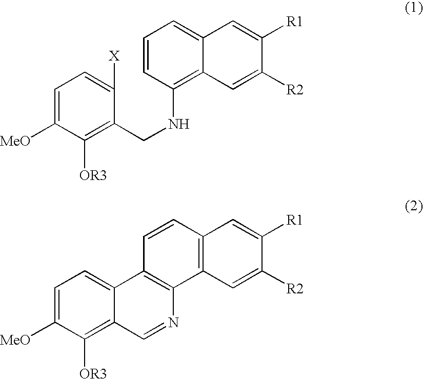 Process For Producing Benzo[C]Phenanthridine Derivative