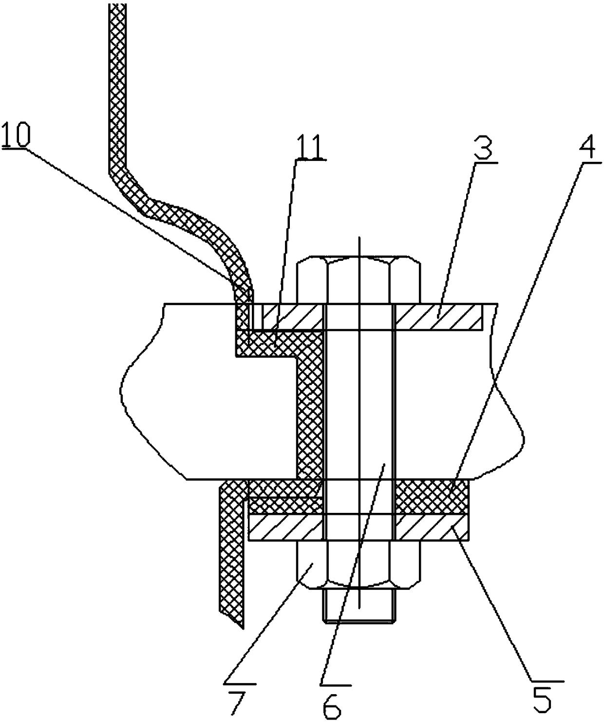 A shock wave free-field pressure measurement structure for shock tube calibration