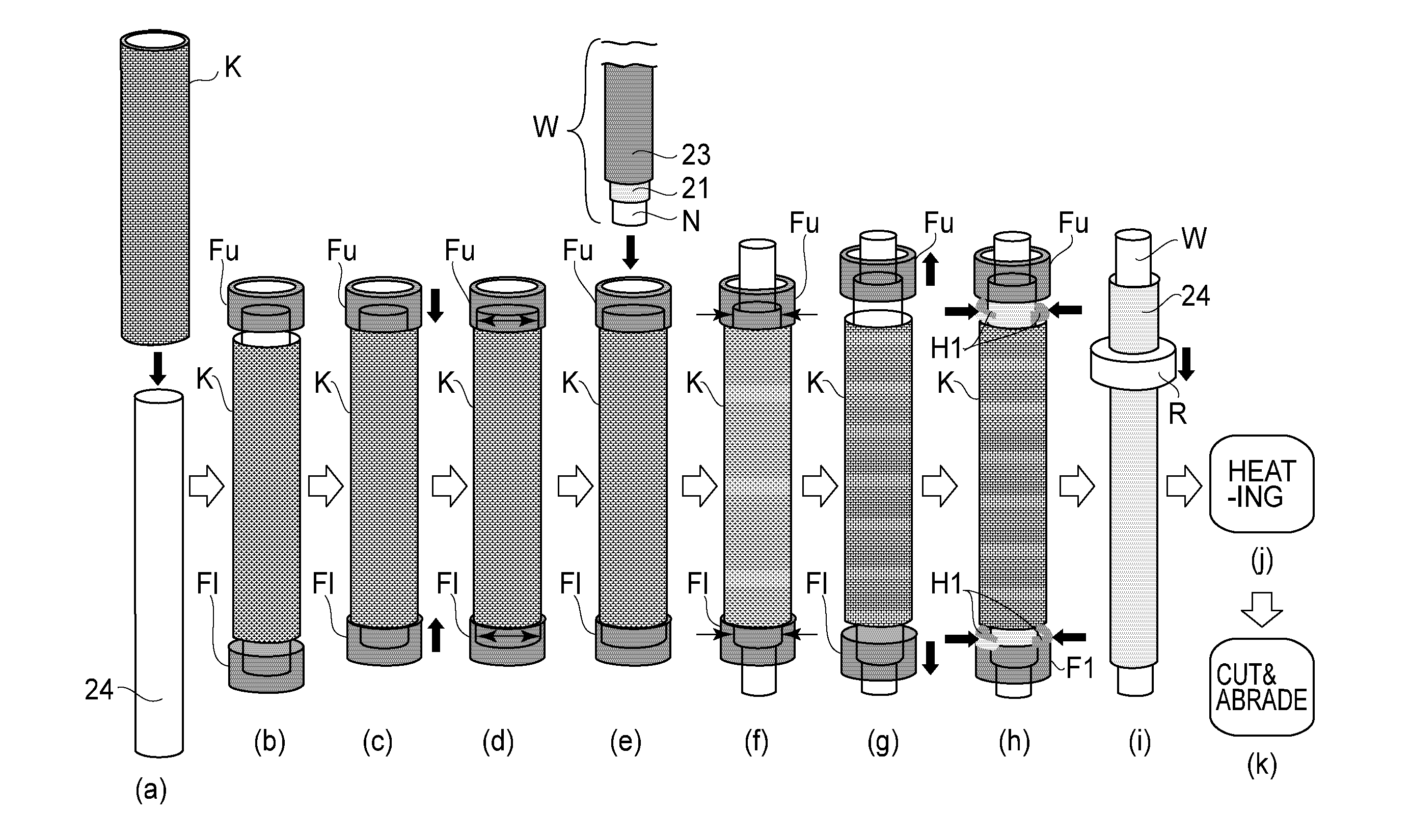 Fixing member manufacturing method and fixing member manufacturing  apparatus