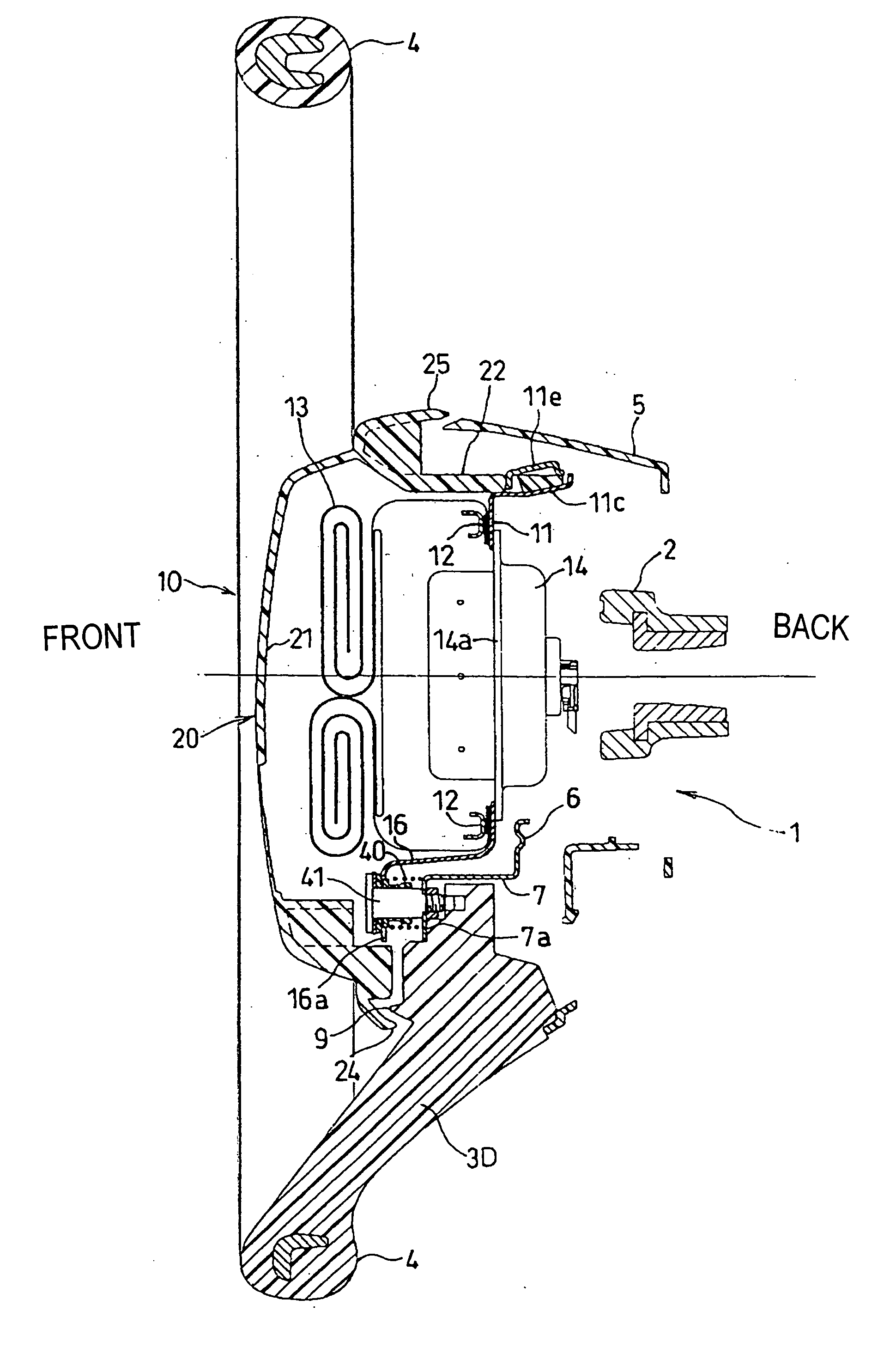 Steering wheel with airbag appartus