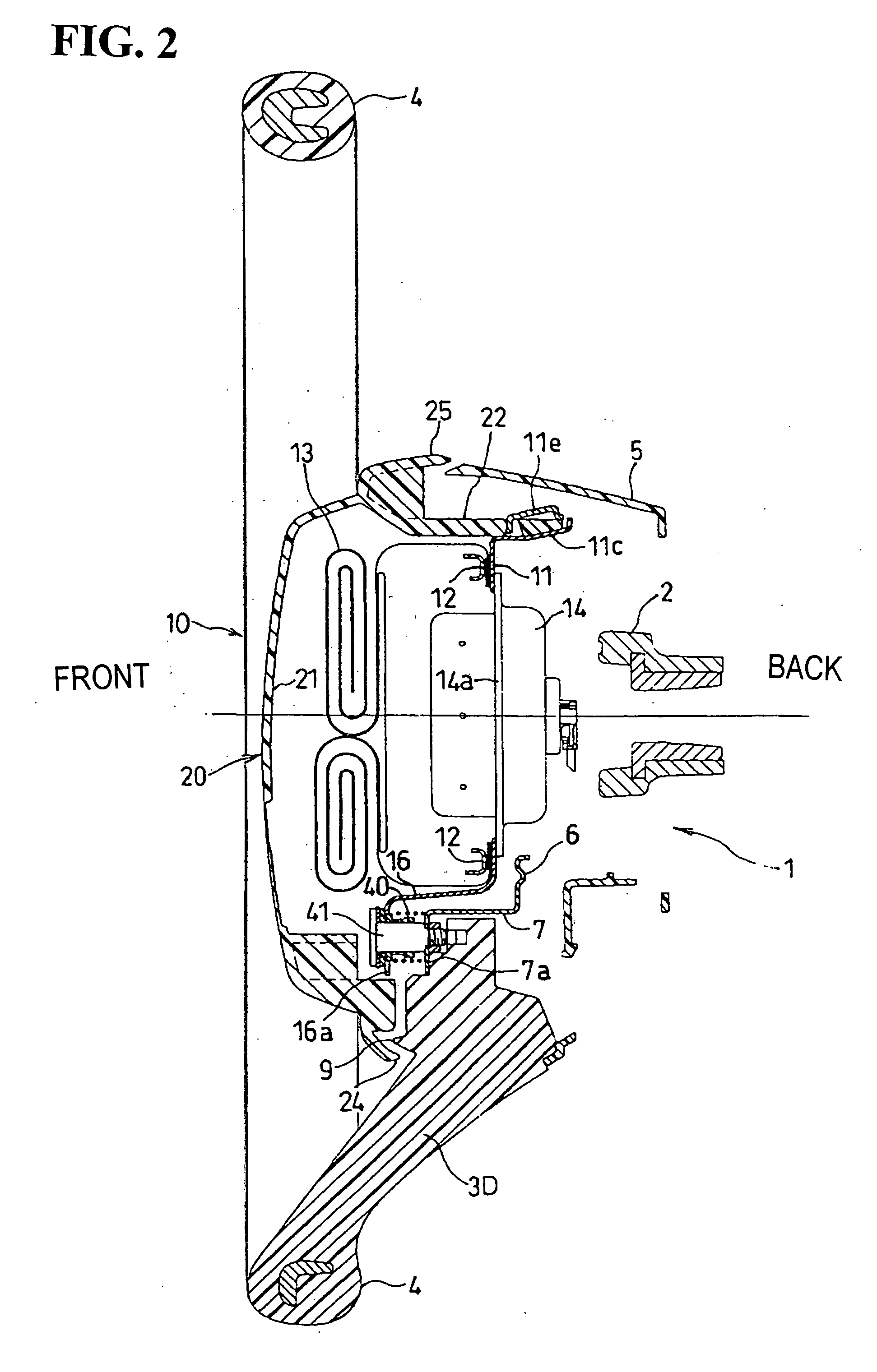 Steering wheel with airbag appartus