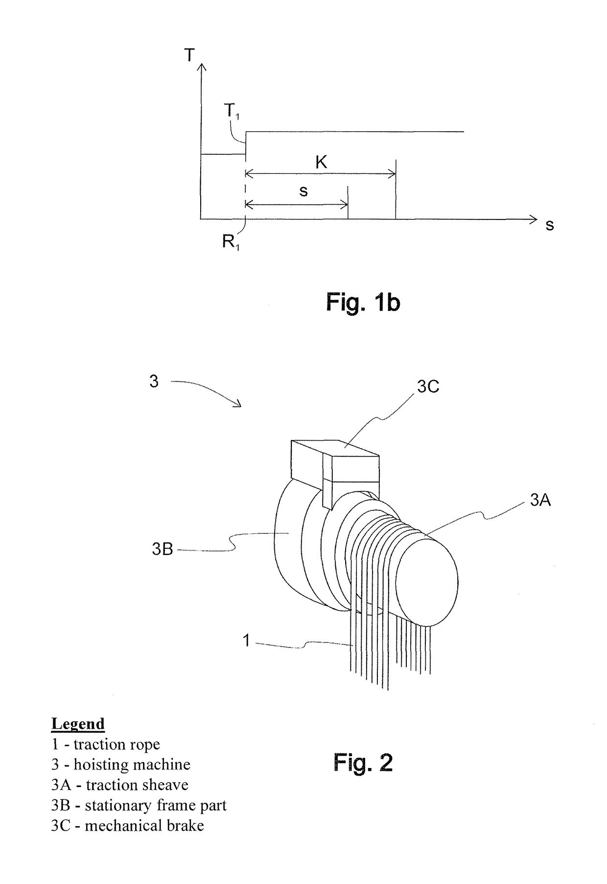 Monitoring elevator traction rope