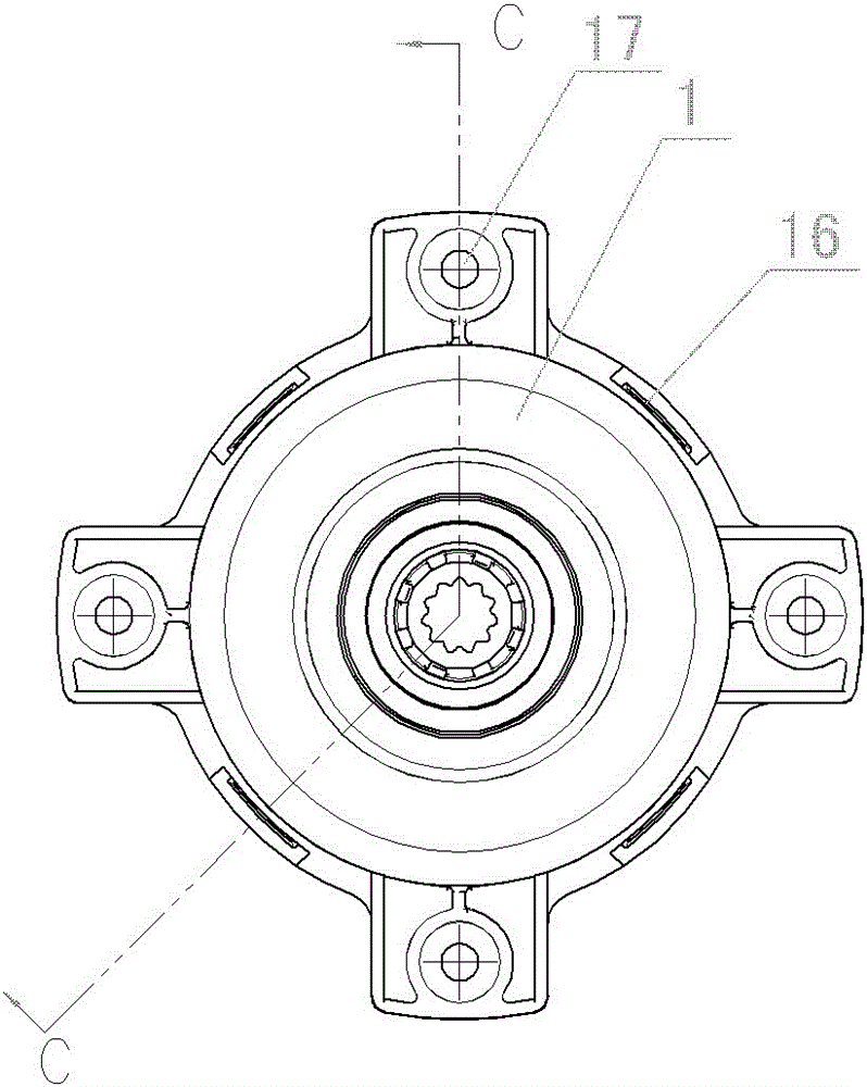 Transmission gear of washing machine