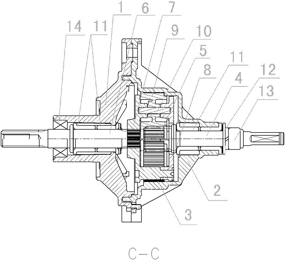 Transmission gear of washing machine