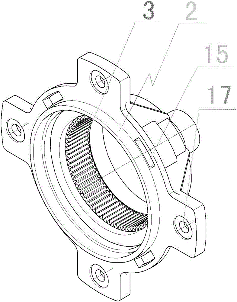 Transmission gear of washing machine