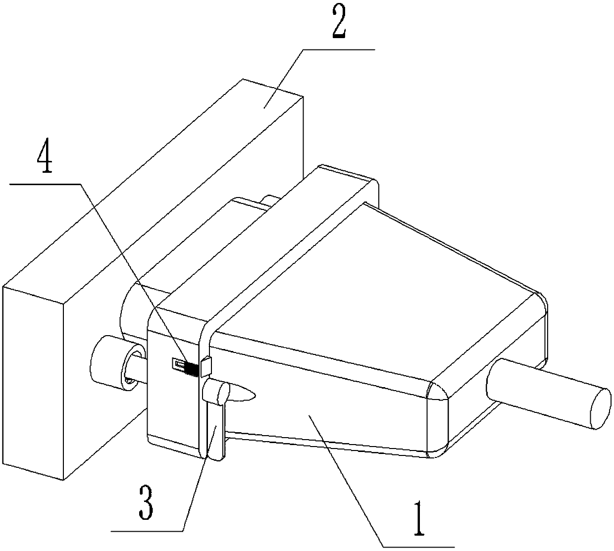 Locking pluggable structure for electronic socket installation