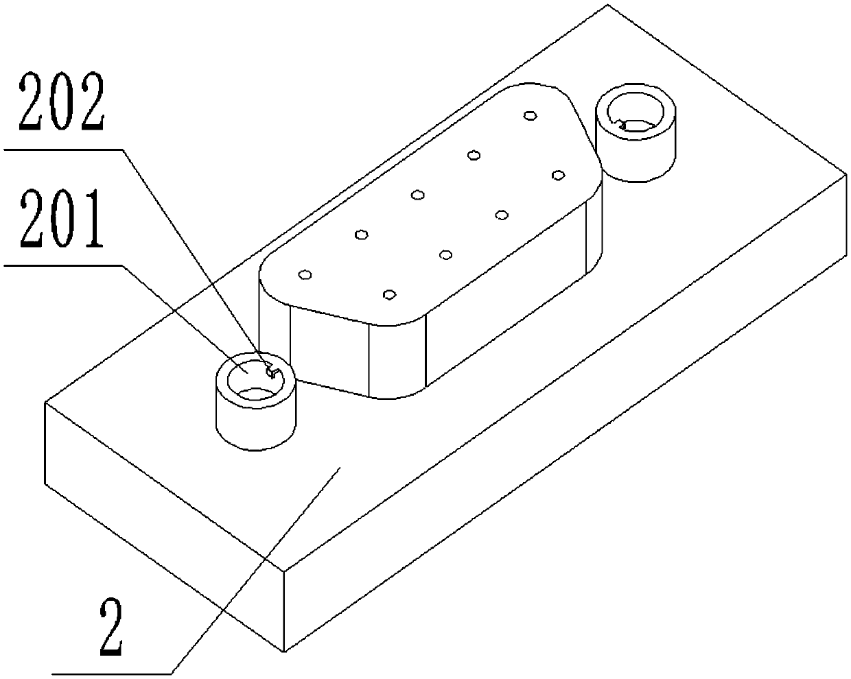 Locking pluggable structure for electronic socket installation