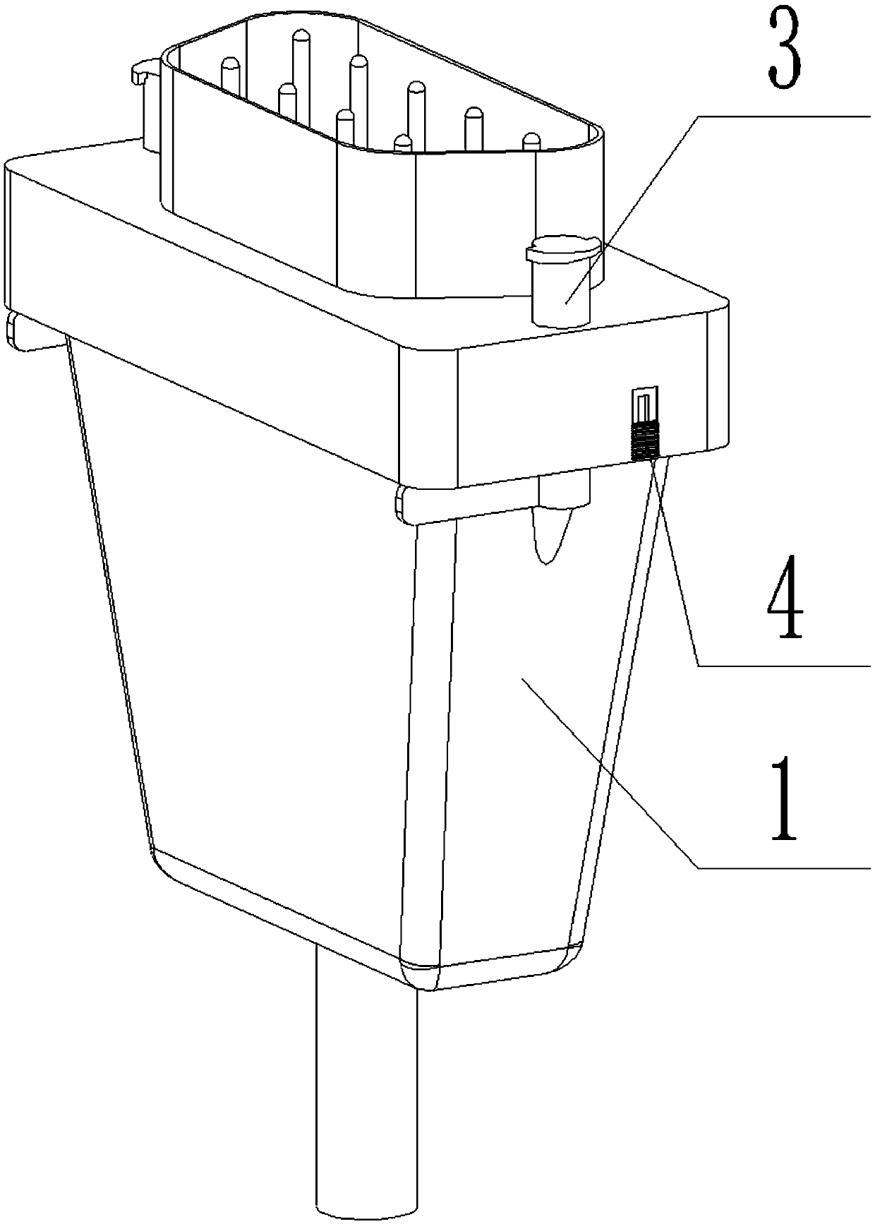 Locking pluggable structure for electronic socket installation