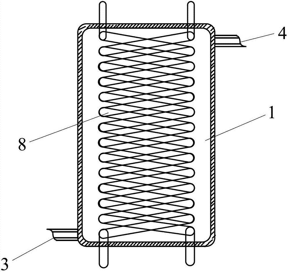 Negative pressure extracting device for vacuum boiler