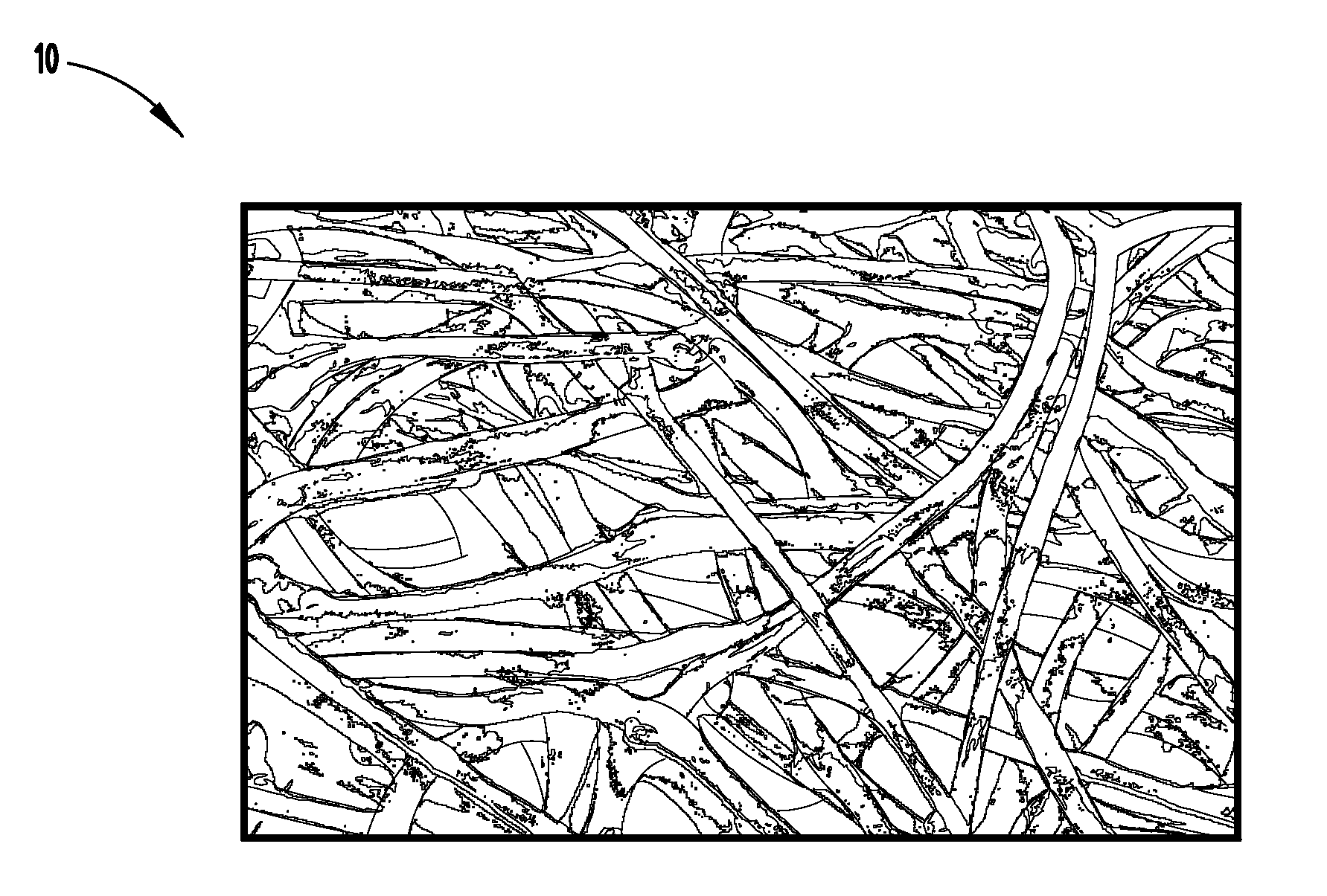 Mycelium structure with insert and method