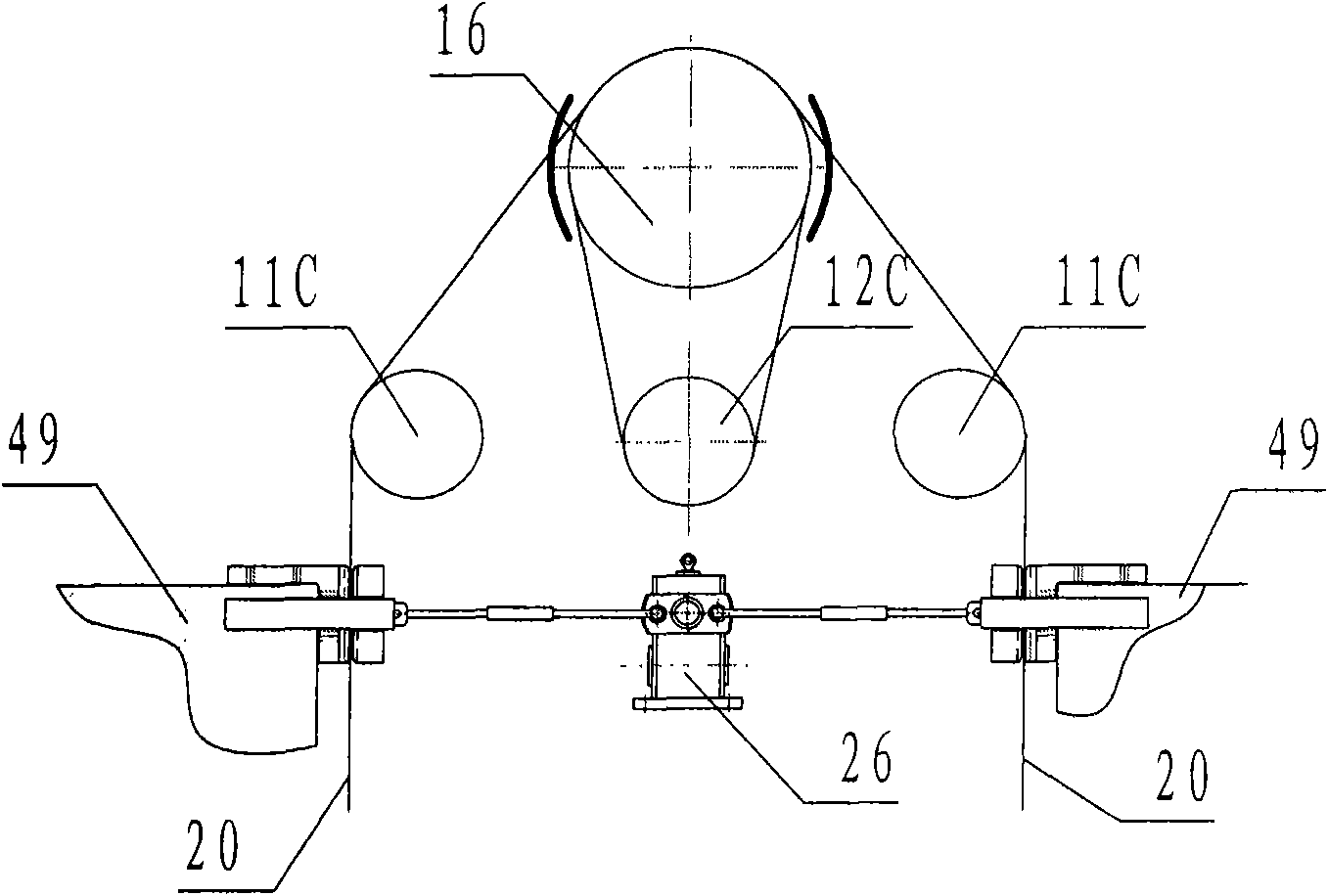 Passive-potential energy speed-controlling escape elevator for civil high-rise buildings