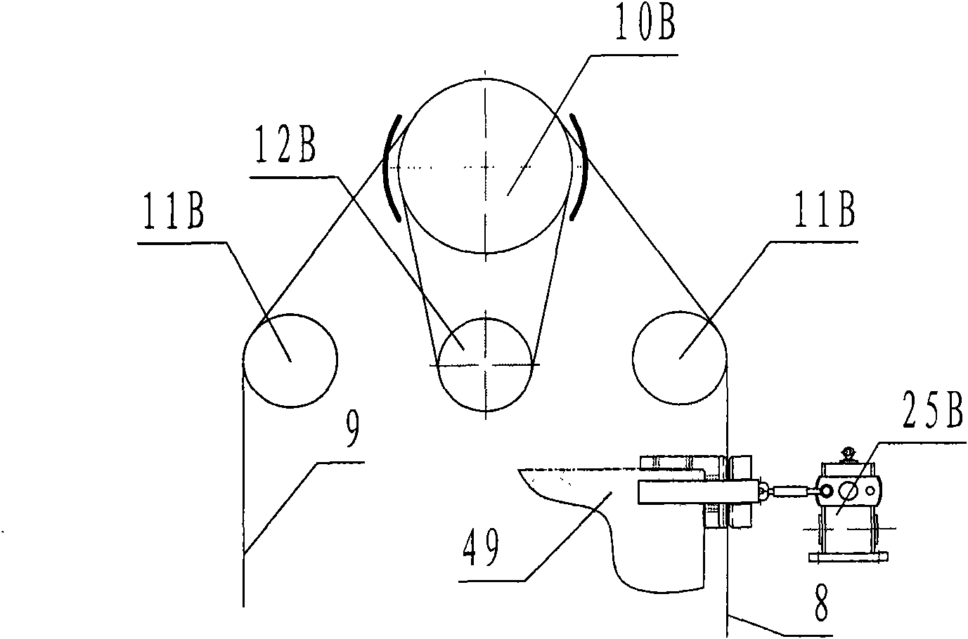 Passive-potential energy speed-controlling escape elevator for civil high-rise buildings