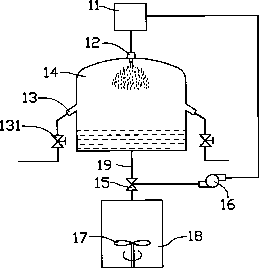 Nano particle synthesizing process