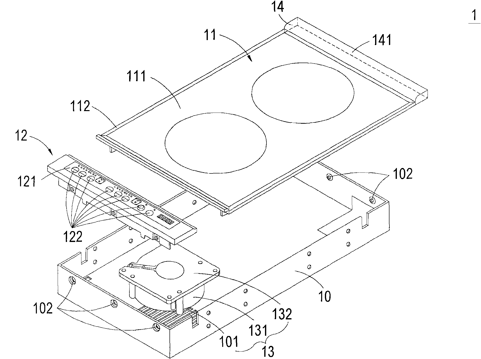 Electrical installation and radiating circulation system using same