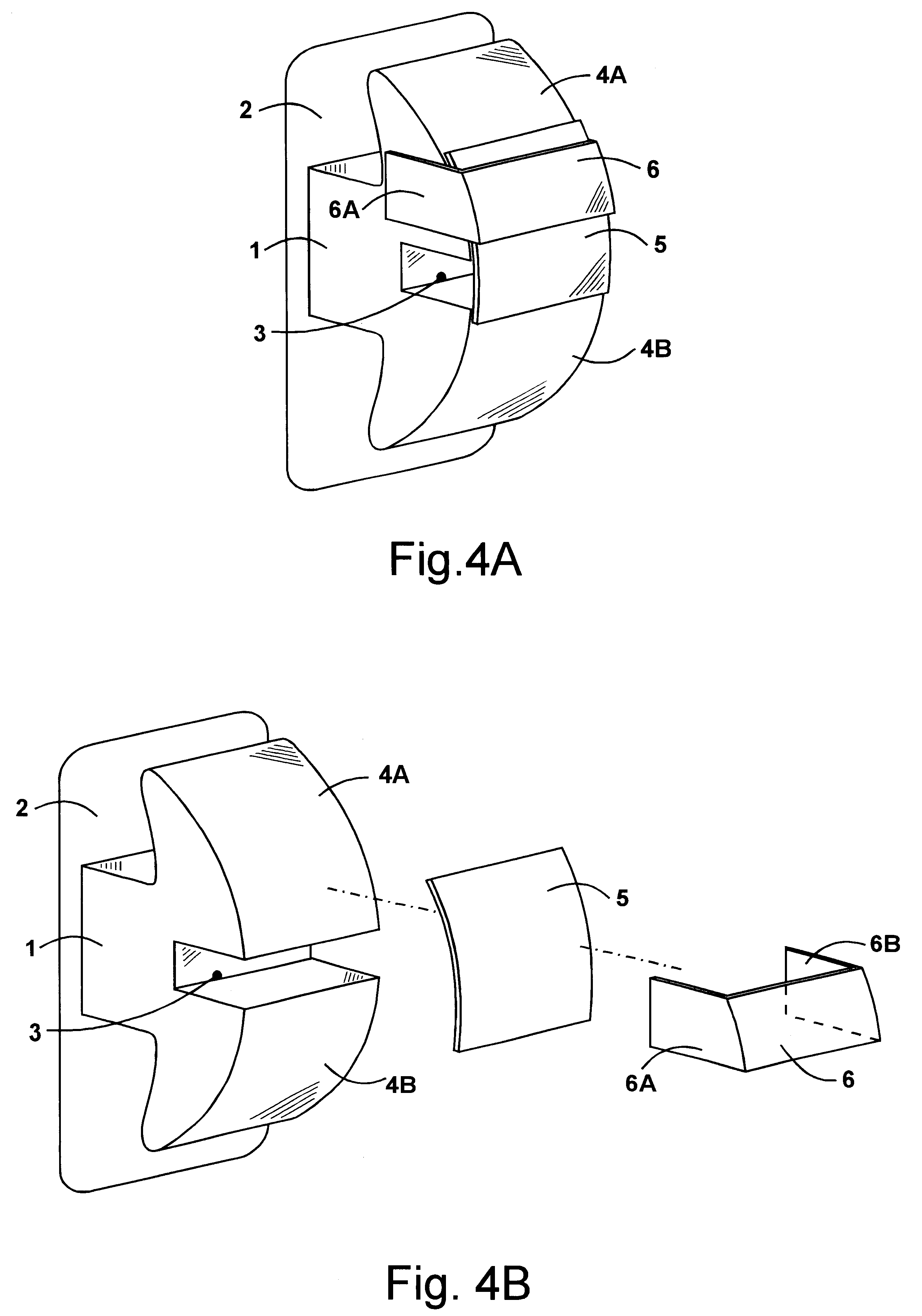 Self-locking orthodontic bracket