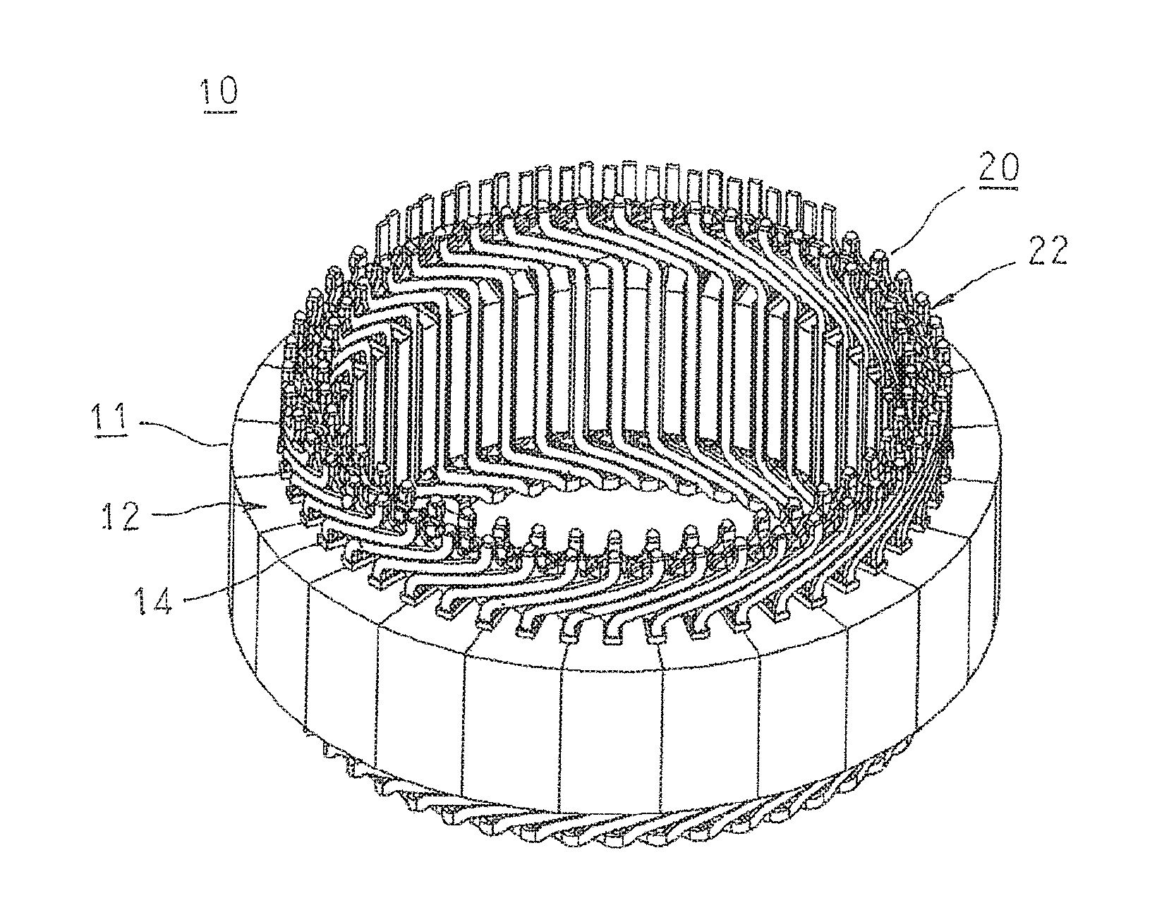 Armature for an electric machine