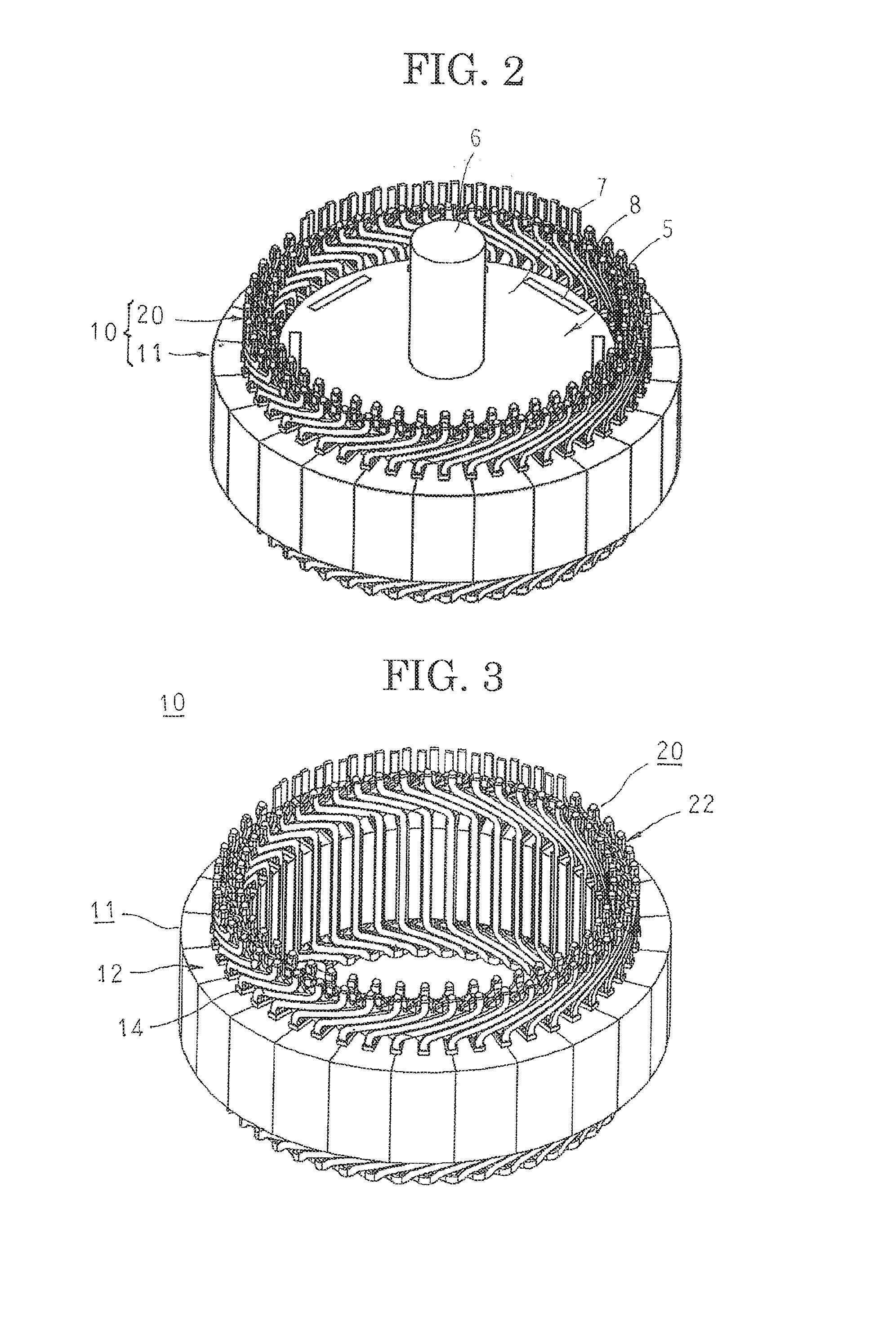 Armature for an electric machine