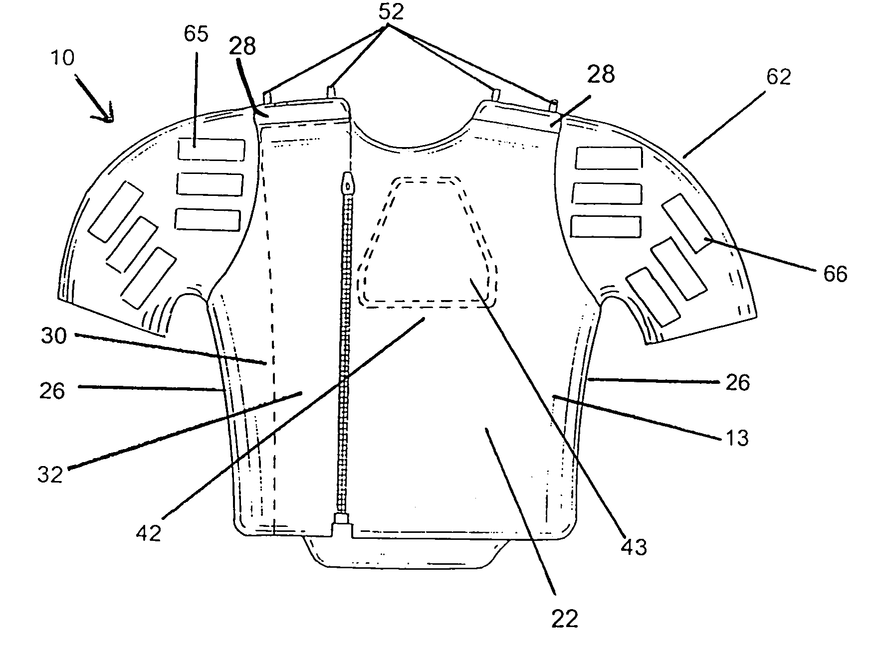 Protective body vest