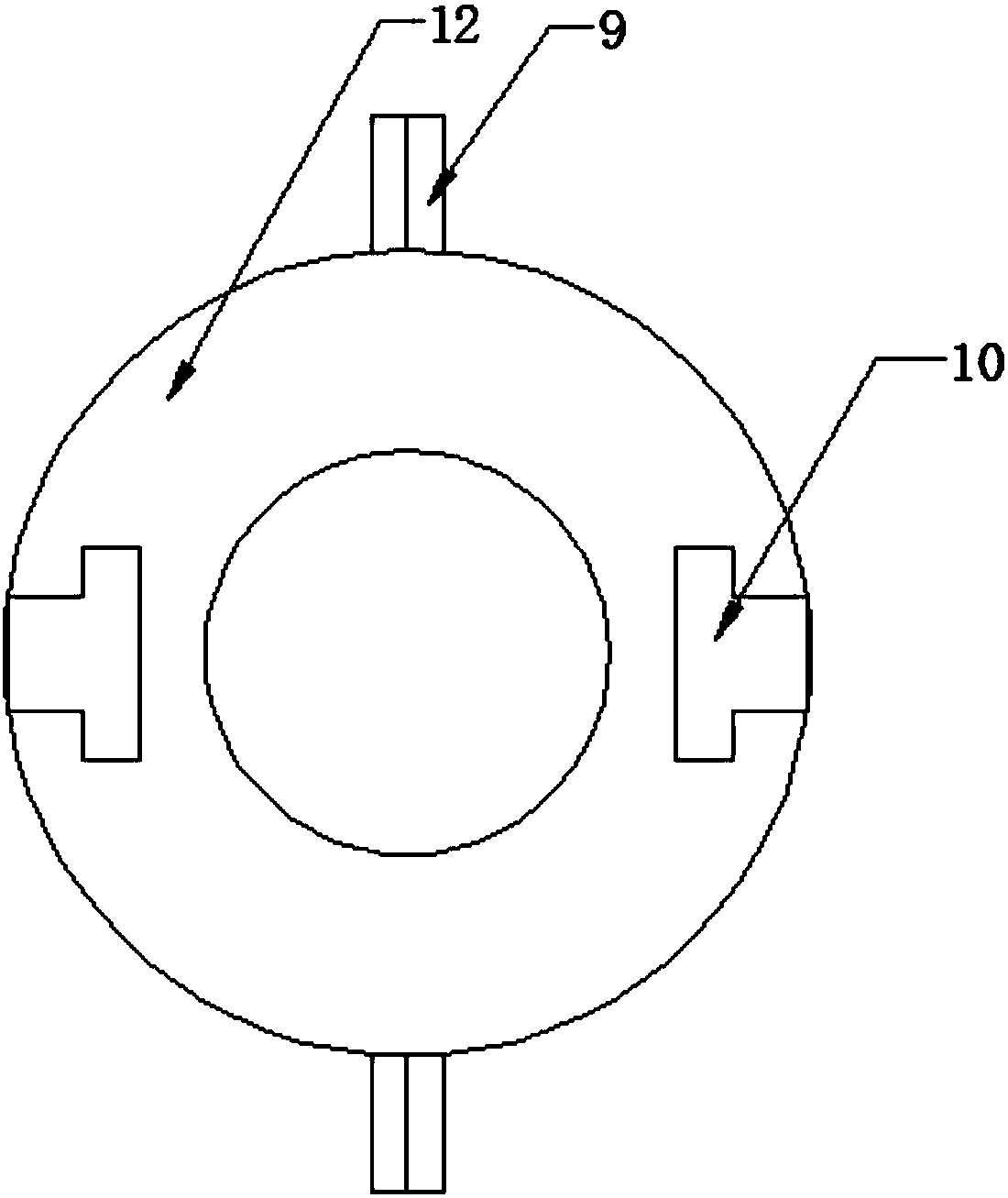 Conveniently mounted and detached creel for warp knitting machine