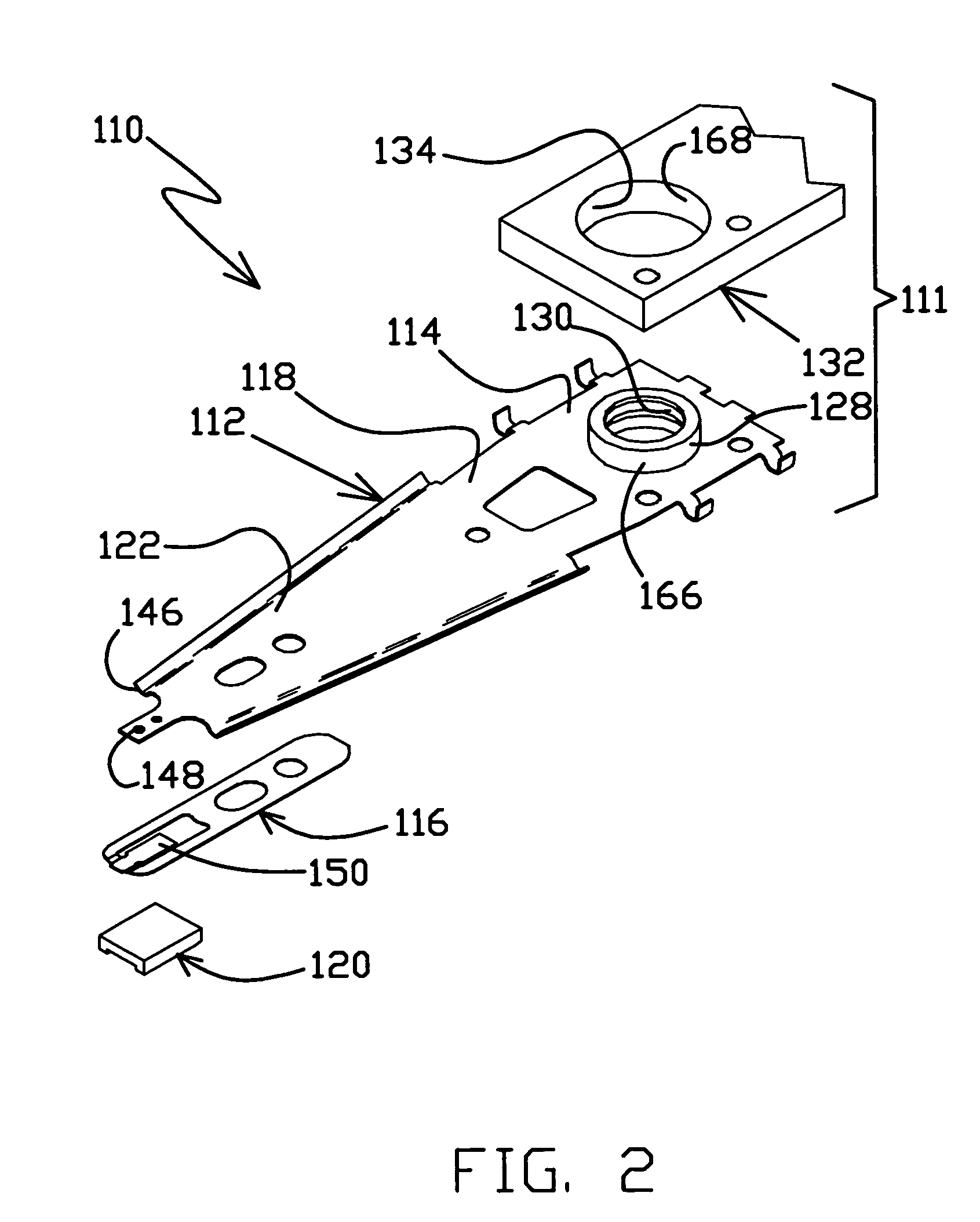 Method of forming a head suspension with an integral boss tower