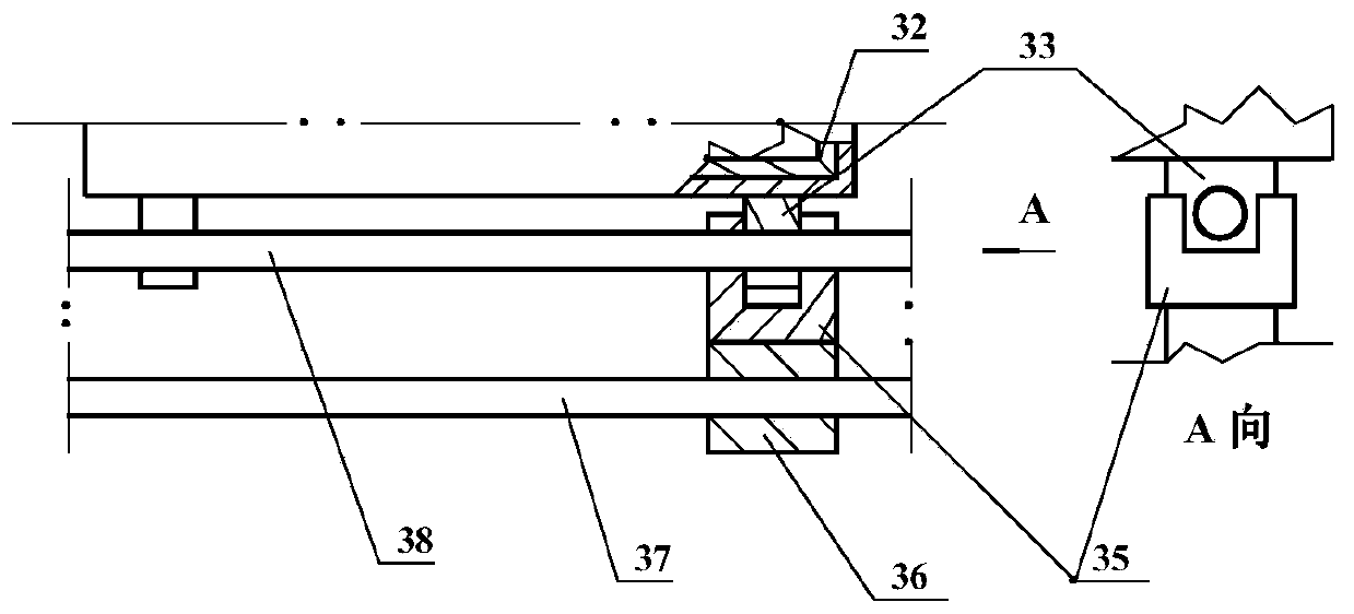 Automatic bagged garbage classification and push rod releasing system