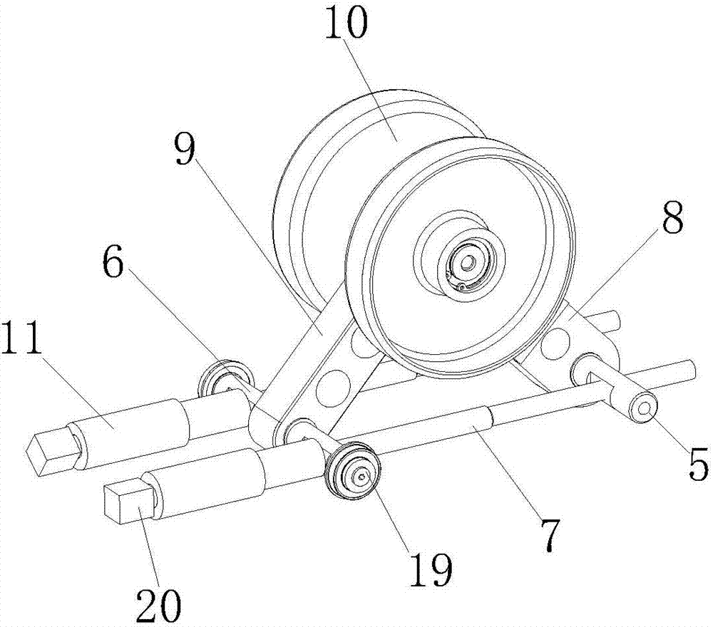 Caterpillar band elastic structure