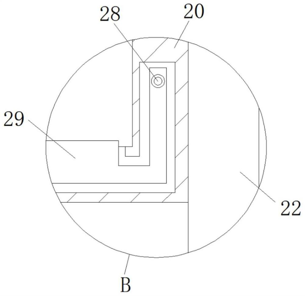 Separating and filter-pressing device capable of quickly detaching filter cake