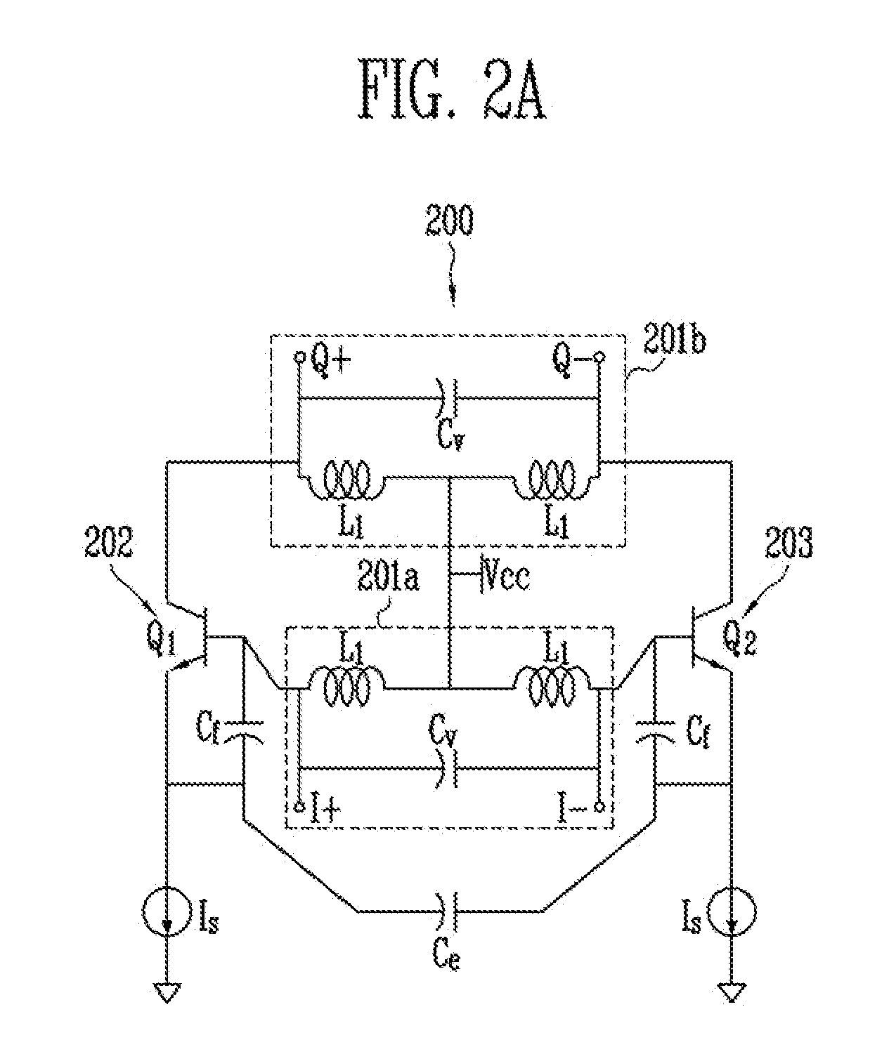 Colpitts quadrature voltage controlled oscillator