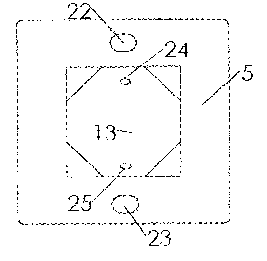 Method and device for calibrating optically biaxial return and gas bath type angular displacement laser interferometer