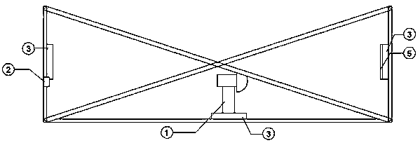 Underwater acoustic-optical device precision testing method